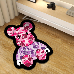 Tappeti Moderni Personalizzabili con Stampa <span class=keywords><strong>Orso</strong></span> Carino per Camera da Letto, <span class=keywords><strong>Tappeto</strong></span> di Design per Decorazione Casa - Product Image 6