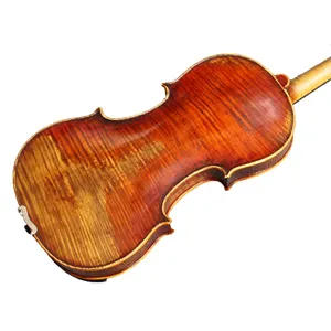 Violino 4/4 Copia Stradivari 1716 Realizzato a Mano con Ponticello Aubert, Arco in Pernambuco, Tono Risonante e Chiaro, con Custodia - Product Image 2
