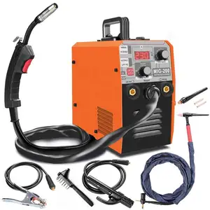 Mig Lasser Tig Arc 220V Mig 200 Lasmachine 0.8 1.0 Lift Tig Synergie Controle 3 In 1 Draagbare Machine