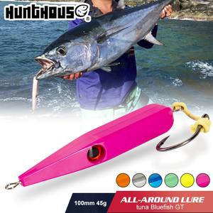 Hunthouse 100mm 45g Esca Affondante a Matita per <span class=keywords><strong>Pesca</strong></span> in Acqua Salata, <span class=keywords><strong>Spigola</strong></span>, GT, Tonno, Jigging e Traina, per <span class=keywords><strong>Pesca</strong></span> in Mare, Scogliera e <span class=keywords><strong>da</strong></span> Barca - Product Image 1