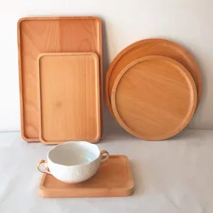 Pizza <strong>Wooden</strong> Tray Rectangular Home Tea Tray Tea Cup <strong>Wooden</strong> Pastry Bread Tray <strong>Wooden</strong> <strong>Plate</strong> - Product Image 5