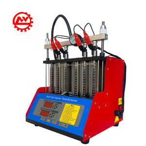 220v 110v מקצועי 6 צילינדרים בנזין מזריקים מכונית אופנוע ניקוי קולי מכונת בודק - Product Image 1