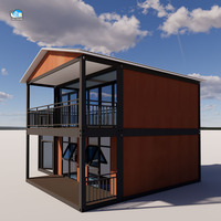 Maison modulaire économique personnalisée fabriquée à partir de conteneurs pour villa, hôtel, adaptée aux climats froids, maison en conteneurs
