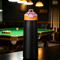 Bouteille d'eau sportive parfumée Magic Fruit avec capsules de parfum Air Scent Up Tech, portable et anti-fuite pour activités de plein air, gym et camping