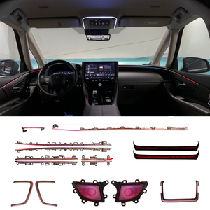 ไฟตกแต่งภายในรถยนต์แบบ RGBIC LED Symphony Acrylic Strip สำหรับ Toyota Alphard/Vellfire 40 Series พวงมาลัยซ้าย/ขวา ขายส่ง - Product Image 1