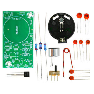 ชุดอุปกรณ์ DIY อิเล็กทรอนิกส์ โมดูลเครื่องส่งสัญญาณ FM แบบปรับความถี่ ชุดอุปกรณ์ไมโครโฟนไร้สาย ชุดประกอบง่าย - Product Image 2