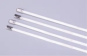 Stainless Steel Tie 12*1000 Self-locking Metal Tie Cable Box Binding Tie