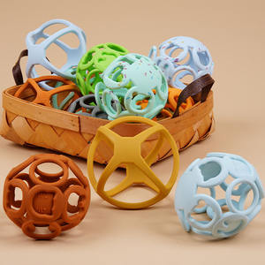 Juguetes Masticables para Bebés NH, Personalizables en Color y Logotipo, Libres de BPA, Anillos de Dentición Anti-Succión, Mordedores de Silicona de Grado Alimenticio, 0-24 Meses - Product Image 1