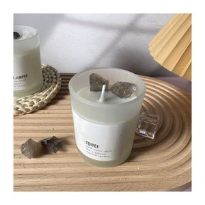 Luxury Scented Soy Many Fragrance Candles for Your Choose With Frosted Glass Jar - Product Image 5