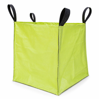 Sac de stockage FIBC géant en polypropylène tissé (PP) pour déchets de construction, aménagement paysager et jardinage, 6 et 3 yards, avec impression gratuite