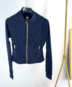 Chaqueta Corta de Moda con Mangas Largas, Blusa de Nailon y Spandex con Cierre, de Secado Rápido para Mujer - Product Image 3