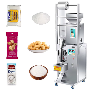 Machine d'emballage automatique pour petites entreprises, pour peser et emballer des aliments, des épices, du <span class=keywords><strong>café</strong></span>, du thé, des sachets, des granulés, des haricots, des noix, des fruits - Product Image 1