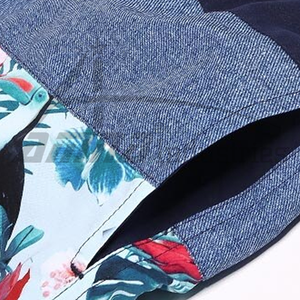 Offre Spéciale nouvelles femmes pantalons de plage motif personnalisé feuilles fleur impression Shorts de bain pour les femmes - Product Image 6