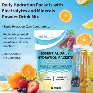Electrolitos en Polvo Sin Azúcar con Sabor Personalizado, Paquetes para Hidratación Diaria, Bebidas Deportivas, Precio de Fábrica, Uso Adulto, Energizante - Product Image 3