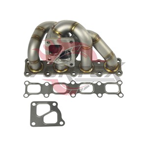 Colector de escape de acero inoxidable Vortex Performance compatible con Mitsubishi Lancer Evolution X EVO 10 4B11T MR GSR Tuning Pipe - Product Image 4