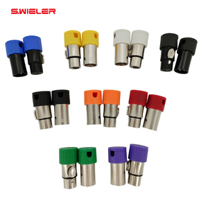 <span class=keywords><strong>Conector</strong></span> XLR Macho-Hembra de 3 Pines de Perfil Bajo, Pines de Cobre Niquelados, <span class=keywords><strong>Conector</strong></span> de Micrófono de Audio, <span class=keywords><strong>Conector</strong></span> DMX - Product Image 1