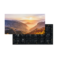 Ultra dünne und leichte RGB-Vollfarb-SMD-Innenausstattung P1.53 P1.86 P2 P2.5 P3.076 320*160mm Flexibles LED-Anzeige modul