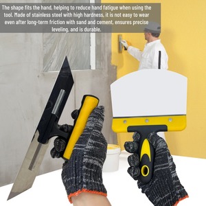 Mason's Knife Wall <span class=keywords><strong>scraper</strong></span> thạch cao vách thạch cao sơn toolstainless Steel scraperblade kết hợp lắp ráp - Product Image 6