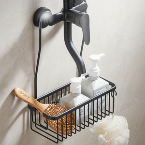 Estante Metálico Moderno Multiusos <span class=keywords><strong>para</strong></span> <span class=keywords><strong>Baño</strong></span>, <span class=keywords><strong>Mueble</strong></span> <span class=keywords><strong>para</strong></span> el Hogar/Apartamento con Ganchos, Fácil <span class=keywords><strong>de</strong></span> Montar - Product Image 3