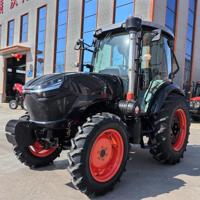 Petit tracteur avec chargeuse frontale pelleteuse 50hp EPA tondeuse à gazon 4x4 tracteurs camions agriculture mini tracteur agricole