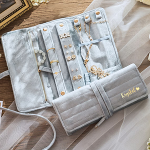 Pochettes Personnalisées en Velours Luxueux, Mini Sac de Rangement Doux pour Bijoux - Product Image 5