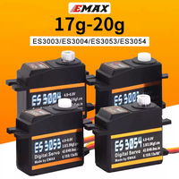 Servomoteur analogique numérique mini EMAX ES3003 ES3004 ES3053 ES3054 17g 3.5KG.cm avec engrenages métalliques et plastiques pour avion RC F3A 3D à voilure fixe