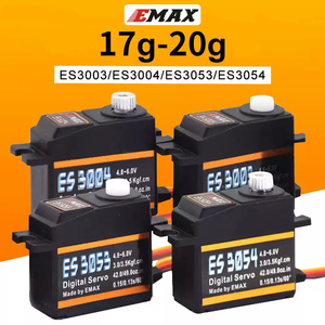 Servo Analógico Digital Mini EMAX ES3003 ES3004 ES3053 ES3054 de 17g, 3.5KG.cm, con Engranajes de Metal y Plástico para Aviones <span class=keywords><strong>RC</strong></span> <span class=keywords><strong>F3A</strong></span> 3D de Ala Fija - Product Image 1