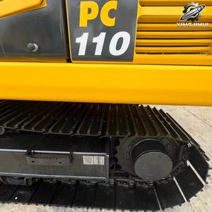 Excavatrice sur chenilles Komatsu 110 d'occasion, marque japonaise d'origine, 11 tonnes, mini-excavatrice compacte. - Product Image 6