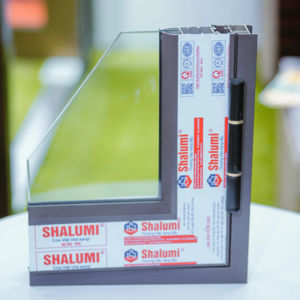 Premium Shalumi 6000 Series <b>Grey</b> Aluminum Profile with Cutting Service for Alloy <b>Frame</b> Door Window Systems Manufactured Vietnam - Product Image 1