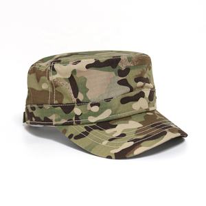卸売 パトロールキャップ カデット カスタムロゴデザイン フラットトップ トレーニング 森林 砂漠 耐久性キャンバス カモ柄生地 アウトドア タクティカルハット - Product Image 3