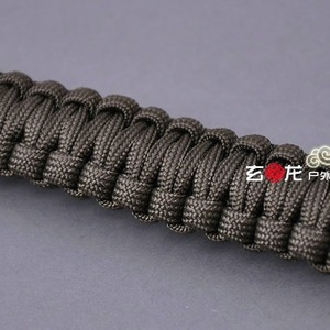 <b>Paracord</b> <b>Bracelet</b> Gray Nylon Seven Hearts Durable Outdoor Survival Gear - Product Image 1