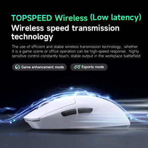 MCHOSE A7 Three-Mode <b>Mouse</b> Lightweight Non-Porous Wired Wireless 2.4GHz Blue Tooth Battery-Powered Office Competition Gaming Mou - Product Image 5
