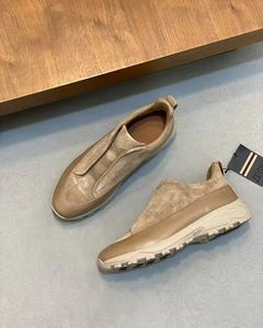 Zapatos Casuales de Lujo para Hombre, de Cuero Genuino, Versátiles, con Suela Gruesa, Ligeros, Transpirables, para Invierno, con Cordones - Product Image 3