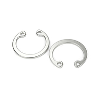 Wholesale DIN472 304 Stainless Steel Self-Lock Retaining Rings Internal Spiral Circlips Snap Rings 46~54Hrc Hardness 8mm Inner