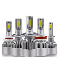 Phare LED COB C6 Super Lumineux 36W Ampoule Auto H4 H7 H11 9005 9006