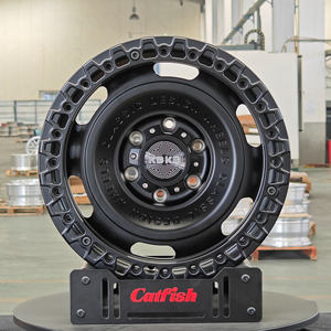 جنوط KBKB مخصصة للطرق الوعرة، شديدة التحمل بتقنية Beadlock، مقاسات 16، 17، 18، 20 بوصة، جنوط مطروقة لسيارات الدفع الرباعي 4x4 مثل RAM 1500 TRX، وBronco، والشاحنات الصغيرة - Product Image 5