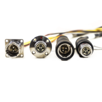 Caméra de diffusion extérieure 3K93C SMPTE 311M 1 fibre 2 cuivre connecteur électrique hybride câble assemblage cordon de raccordement à fibre optique