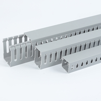 Plateau de conduits de câbles de câblage en PVC PVC décoratif goulotte de câbles réseau couvercle transparent blanc gris OEM Pxc-2025 20*25 personnalisation