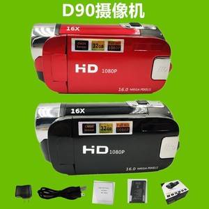 กล้องวิดีโอดิจิตอล D90 ความละเอียด 16 ล้านพิกเซล ความคมชัดระดับ HD 1080P พร้อมเซ็นเซอร์ CMOS สำหรับใช้งานในบ้าน - Product Image 1