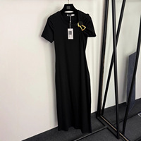Novedades de Verano 2026 ODM Casual Midi Transpirable Poliéster/Algodón Elegante Ajuste Holgado Sexy Más Vendido Decorado con Labios Cintura Alta