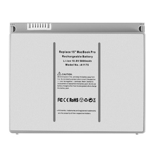 Batería para Portátil <span class=keywords><strong>A1175</strong></span> Integrada de 10.8V para MacBook Pro de 15 Pulgadas, Cumple con ROHS, MSDS Disponible, en Stock - Product Image 2