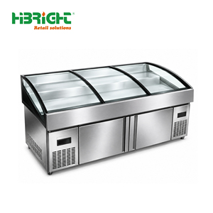 ตู้แช่โชว์อาหารทะเลสแตนเลสสำหรับซุปเปอร์มาร์เก็ต - Product Image 2