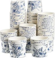 Gobelets et Bols en Papier Kraft Biodégradables Écologiques de Qualité Alimentaire de 6oz, 8oz, 10oz avec Couvercles, à Paroi Simple, pour Yaourt et Crème Glacée – Vente en Gros