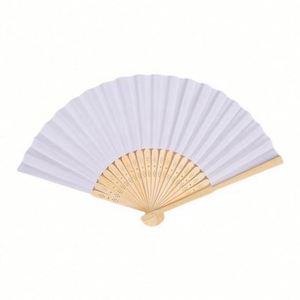 Éventails pliants vintage japonais et chinois, sculptés, pour mariage, été, danse, fête, art populaire, personnalisation, cadeaux d'affaires - Product Image 6