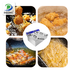 <span class=keywords><strong>Friteuse</strong></span> électrique <span class=keywords><strong>professionnelle</strong></span> sans ventilation à double panier 20B, prix de gros - Product Image 5