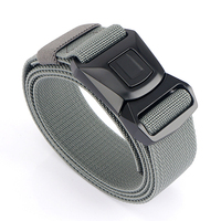 Ceinture tactique en nylon élastique avec boucle en alliage métallique Elapid, ceinture à libération rapide, ceinture sport décontractée extensible, ceinture tactique de service