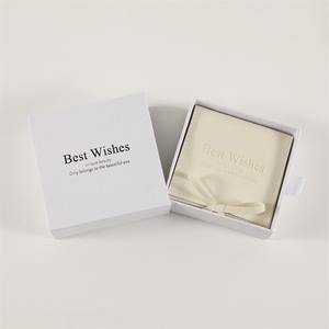 Custom Logo Fashionable Portable Drawer Storage <b>Box</b> for <b>Earrings</b> Soft Paper Jewelry Accessories Packaging Printing - Product Image 3