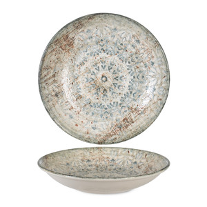 Assiette Creuse Fade Coup Ø 25 cm en Porcelaine Fine Premium avec Impression Numérique Rinart - Product Image 1