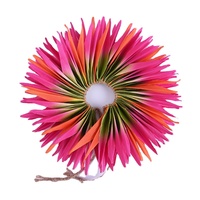 Fournisseur d'usine HB0001-2 4 couleurs Satin artificiel ÉLÉGANTE Fleur de paradis du soleil Tresse de cheveux Danse hawaïenne Fête Fleur de cheveux