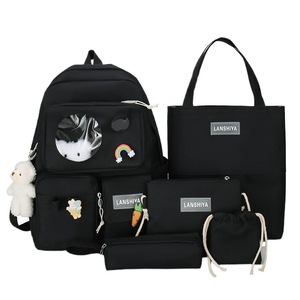 <span class=keywords><strong>Mochila</strong></span> de gran capacidad de cinco piezas para estudiantes, <span class=keywords><strong>mochila</strong></span> informal a juego, <span class=keywords><strong>mochila</strong></span> de una pieza, triangulación de envíos - Product Image 1